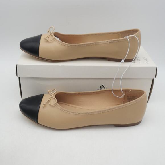 NEW A New Day Women's 11 Janie Ballet Flats Cap Toe Bow Shoe Memory Foam Insoles - Picture 3 of 10